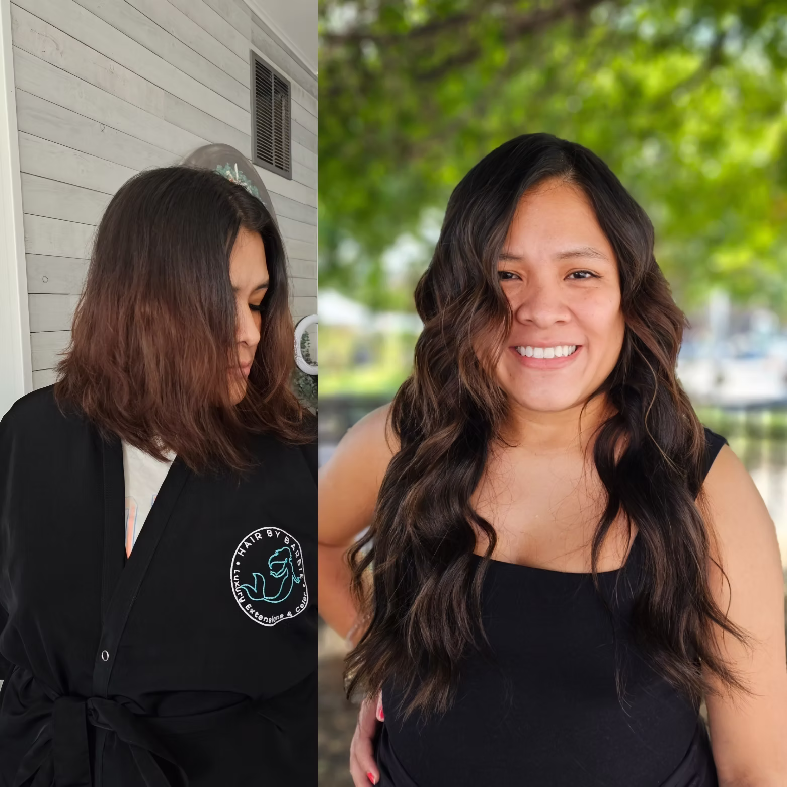 Hair transformation